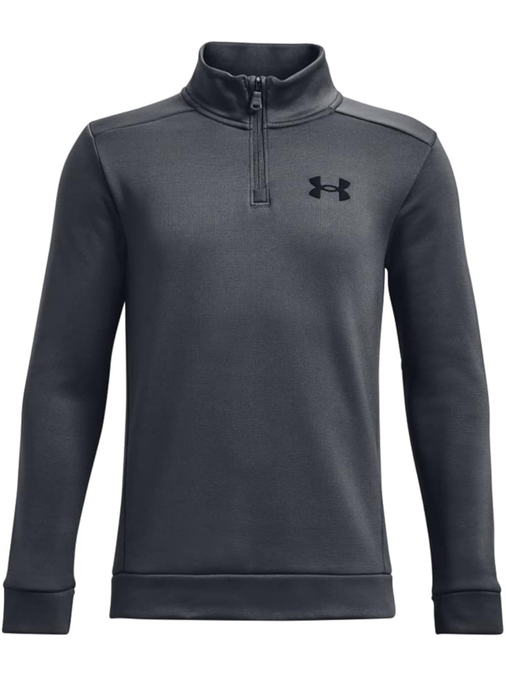 Two for One! Under Armour Boys ArmourFleece 3/4 Zip, Sz M - Navy + Grey